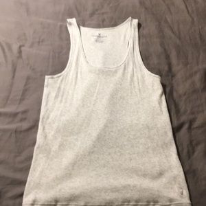American Eagle plain grey boyfriend tank